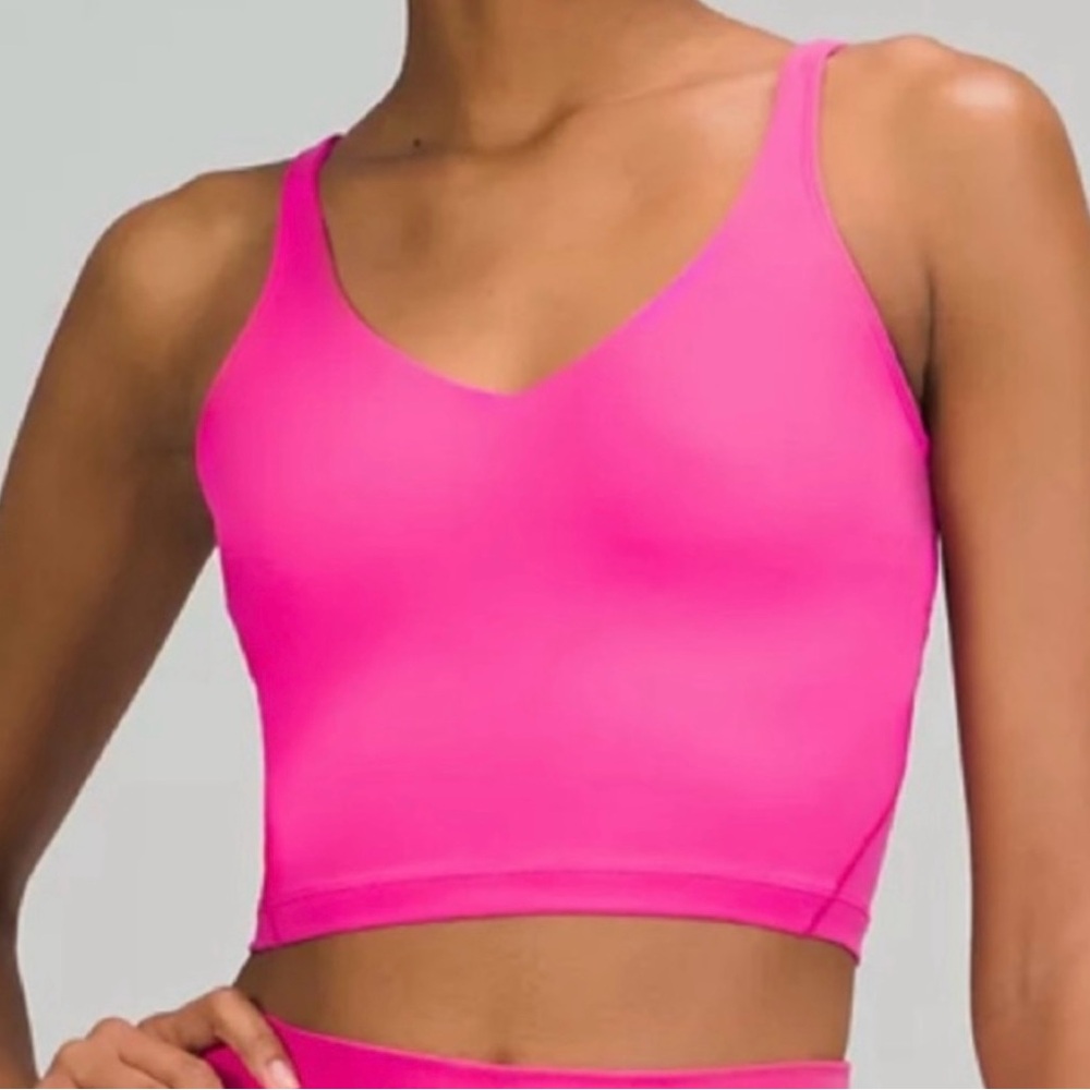 Lululemon Sonic Pink Align Tank Size 2
